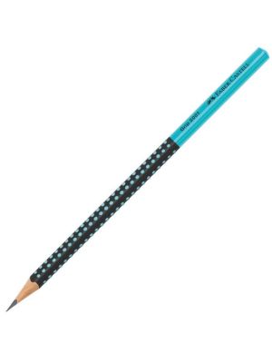 Ceruzka Grip 2001/HB Two Tone čierna/tyrkysová 12ks