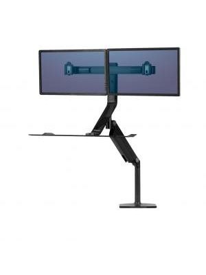 Polohovateľný stojan Sit-Stand Extend pre 2 monitory
