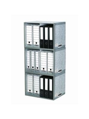 Archív na zakladače Fellowes BANKERS BOX sivý/biely