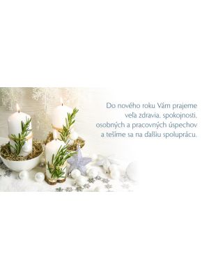 PF - karta s textom na zákazku