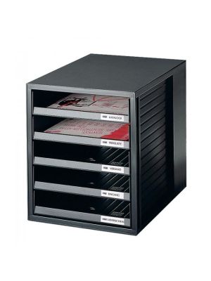 Zásuvkový box Cabinet čierny