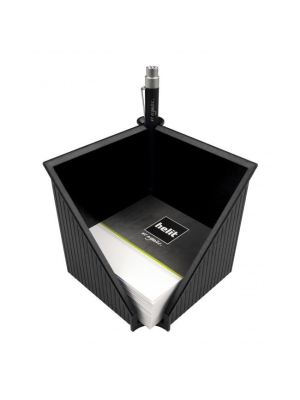 Stojan na poznámkový blok Helit Linear čierny