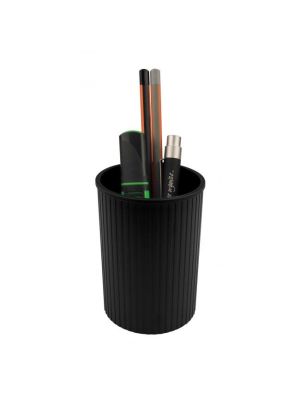 Pohárik na perá Helit Linear čierny