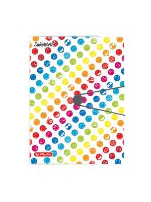 Plastový obal s gumičkou Herlitz Smiley World Rainbow A4 PP