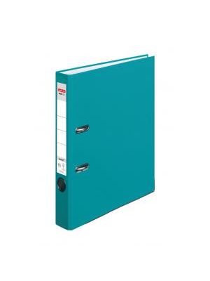 Zakladač pákový Herlitz maX.file Color Blocking poloplastový 5cm karibská tyrkysová