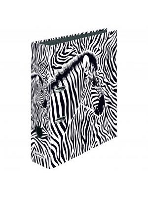 Zakladač pákový Herlitz 8cm Zebra