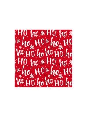 Vianočné servítky 33x33cm HO HO HO 20 ks