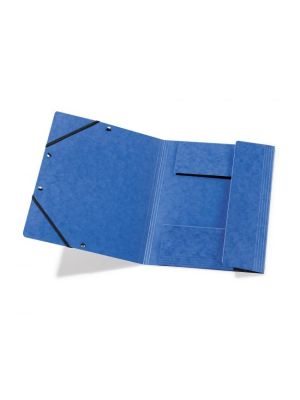 Prešpánový obal s gumičkou Herlitz modrý
