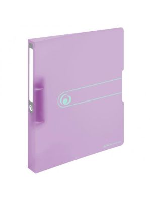 Zakladač 2-krúžkový Herlitz PP 2,5cm transparentný lila
