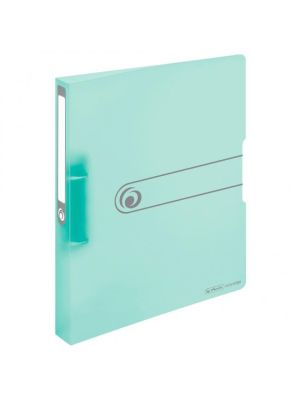 Zakladač 2-krúžkový Herlitz PP 2,5cm transparentný mint