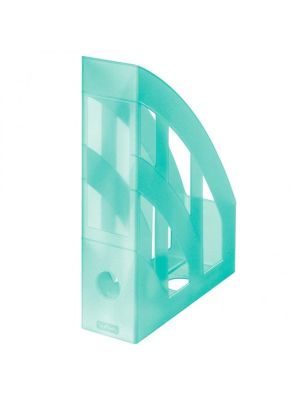 Stojan na časopisy Herlitz transparentný mint