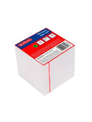 Blok kocka lepená Herlitz 90x90x90mm biela