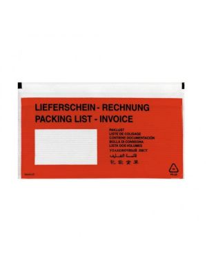 Vrecká na sprievodky Herlitz DL 110x220mm 100ks