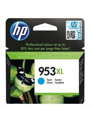 Atramentová náplň HP F6U16AE HP 953XL pre OfficeJet Pro 7740/8210/8710/8720 cyan XL (1.600 str.)
