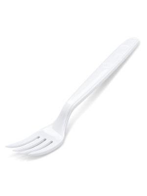 Vidlička (PP) 18,5cm (50ks) znovu použiteľná biel