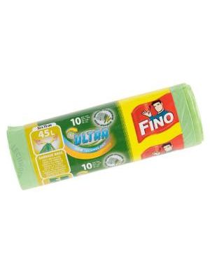 Vrecia zaťahovacie FINO Ultra Aromatic 45 ℓ, 20 mic., 52 x 75 cm, zelené (10 ks)