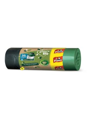 Vrecia zaťahovacie FINO Green Life  Easy 35 ℓ, 22 mic., 53 x 60 cm (15 ks)