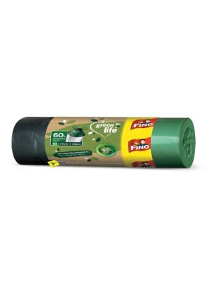 Vrecia zaťahovacie FINO Green Life  Easy 60 ℓ, 27 mic., 63 x 72 cm (10 ks)