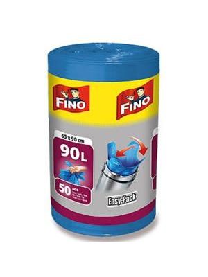 Vrecia zaväzovacie FINO Easy pack 90 ℓ, 20 mic., 65 x 90 cm, modré (50 ks)