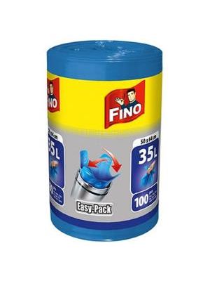 Vrecia zaväzovacie FINO Easy pack 35 ℓ, 15 mic., 50 x 64 cm, modré (100 ks)