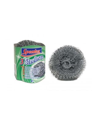 Drôtenka na riad kovová Spontex 3 Steelmax 3 kusy