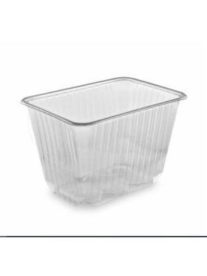 Vanička hranatá priehľ. PP 2000ml (50ks)