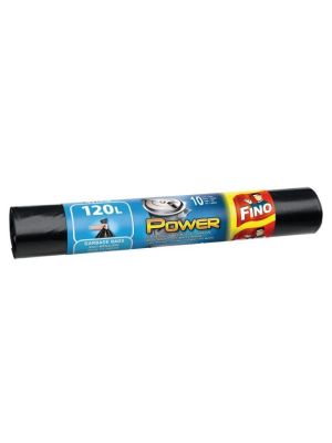 Vrecia zaväzovacie FINO Power 120 ℓ, 40 mic., 70 x 110 cm, čierne (10 ks)