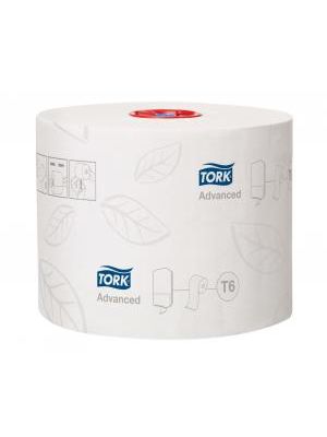 Toaletný papier 2-vrstv. TORK Mid-size biely, návin 100m T6 (27 ks)
