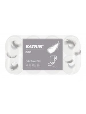 Toaletný papier 4-vrstvový KATRIN Plus, návin 20,3 m (8 ks)