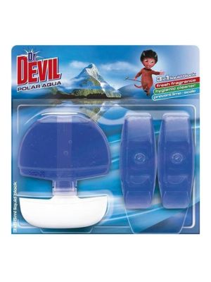 Dr. Devil závesný WC gél 3 x 55 ml - Polar Aqua