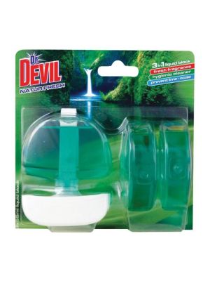 Dr. Devil závesný WC gél 3 x 55 ml - Natur Fresh