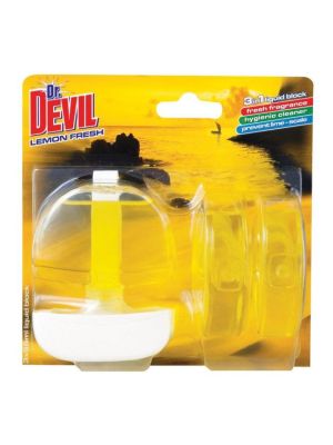 Dr. Devil závesný WC gél 3 x 55 ml - Lemon Fresh
