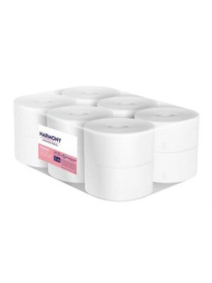 Toaletný papier 2-vrstvový Harmony Premium Mini Jumbo 19 cm, návin 117,5 m (1 ks)