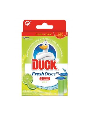 DUCK Fresh Discs WC gél NÁHRADA 2 x 36 ml Limetka