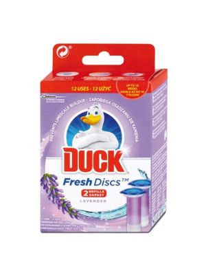DUCK Fresh Discs WC gél NÁHRADA 2 x 36 ml Levanduľa