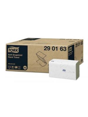 Papierové utierky skladané ZZ/C 2-vrstv. TORK Singlefold Advanced biele H3 (15bal.)