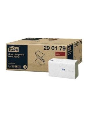 Papierové utierky skladané ZZ/C 2-vrstv. TORK Singlefold Advanced zelené H3 (15 bal.)