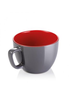 Veľký hrnček CREMA SHINE sivá 590ml