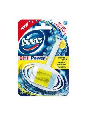 Domestos 3 in1 WC blok závesný tuhý Citrus 40 g