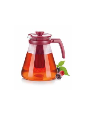 Kanvica TEO Tone s lúhovacími sitkami 1,7l červená