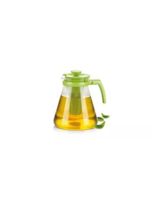 Kanvica TEO Tone s lúhovacími sitkami 1,7l zelená