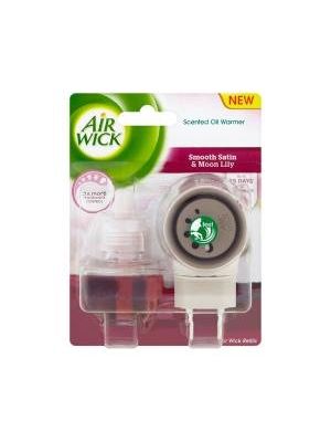 Air Wick elektrický osviežovač + náplň 19 ml Mesačná Ľalia & Satén