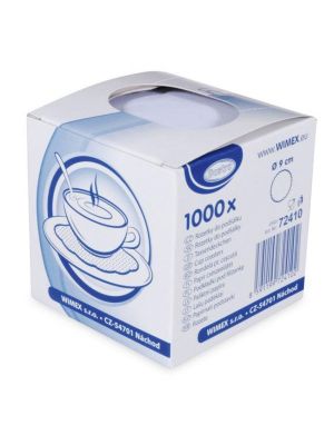 Rozetka do podšálky (PAP) biela Ø9cm [1000 ks]