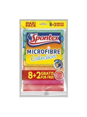 Utierky Spontex Microfibre 8 + 2 ZDARMA