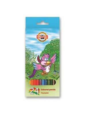 Farbičky Koh-i-noor 3554 drevené 24ks