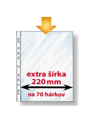 Euroobal Karton PP economy A4 maxi extra široký 50mic 50ks