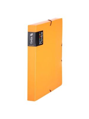 Plastový box s gumičkou Karton PP Opaline oranžový