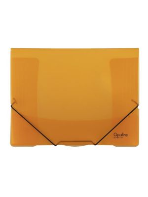 Plastový obal s gumičkou Karton PP Opaline oranžový