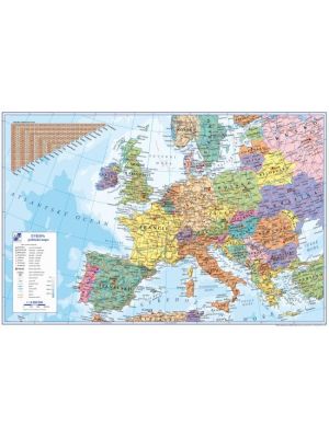 Podložka na stôl KARTON PP s mapou Európy 40x60cm