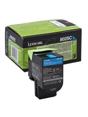 Toner Lexmark 802SC pre CX310/CX410/CX510 cyan (2.000 str.)